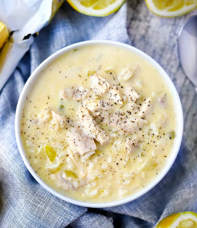 Egg and Lemon Chicken Soup Recipe