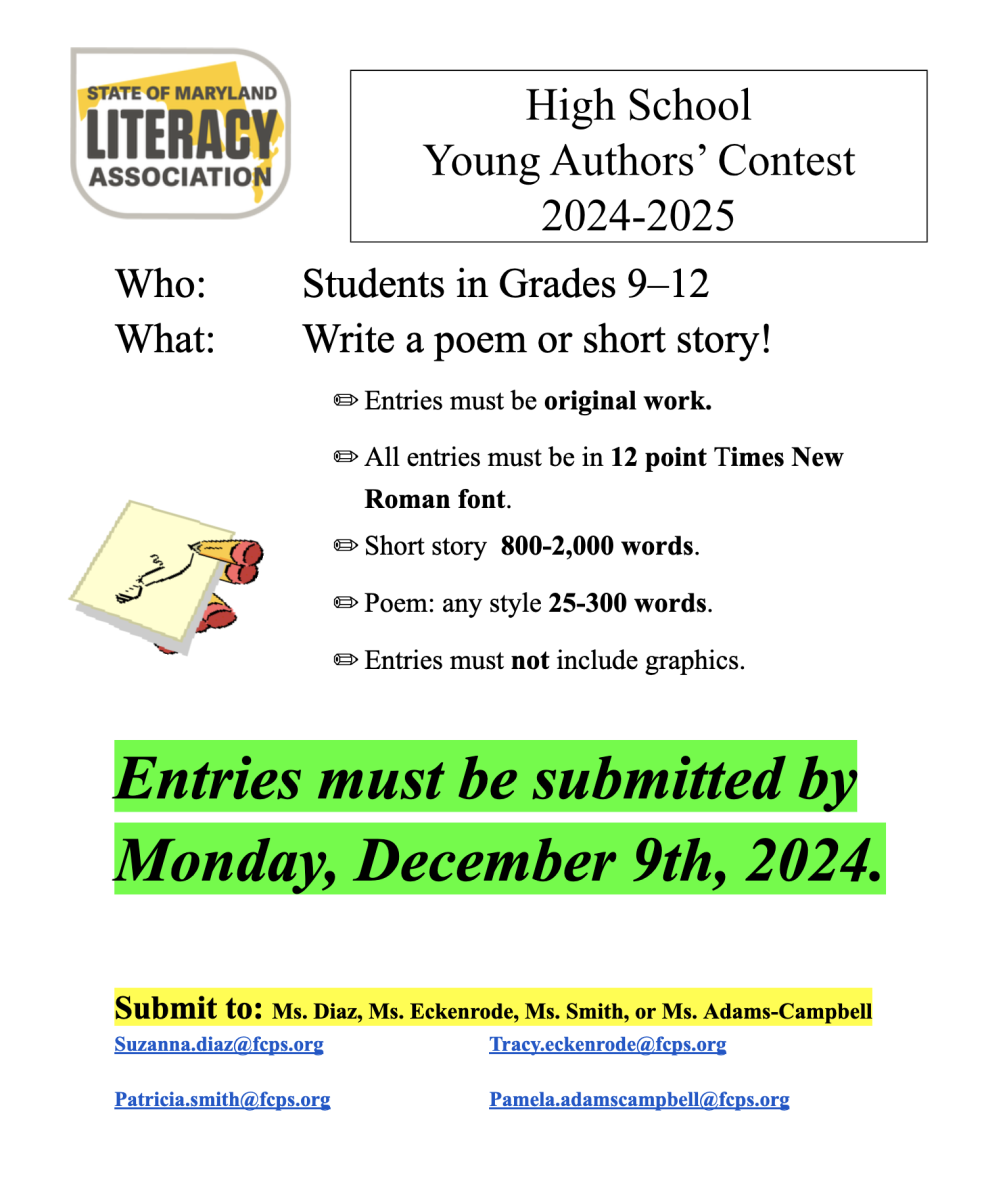 Young Author's Contest 2024-2025